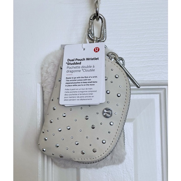 Dual Pouch Wristlet *Studded* - Picture 4 of 16